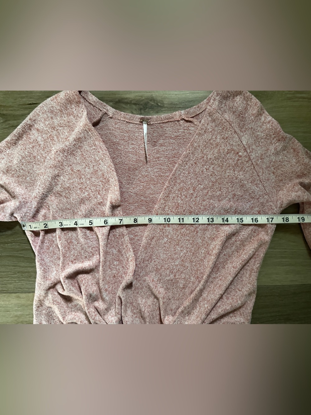 FREE PEOPLE Ginger Cozy Tie Front Sweater Dress EUC - Picture 4 of 8